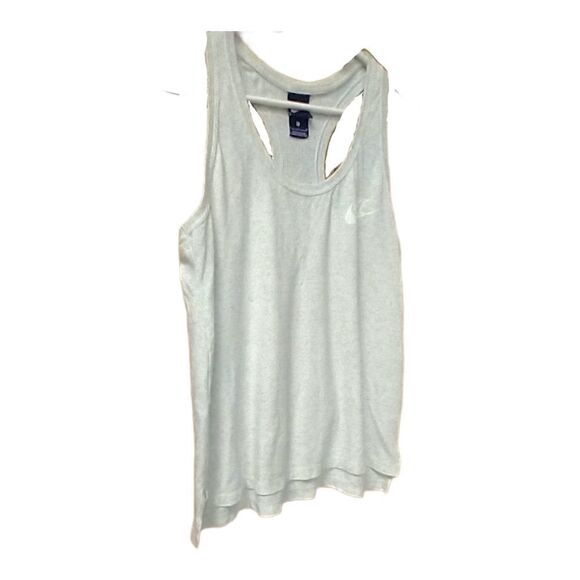 Women's Nike Razer Back Gray Tank Top. - Picture 3 of 6